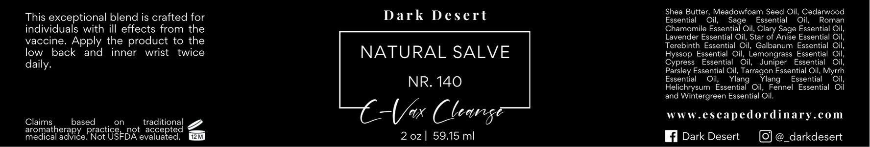 Nr. 140 - C-Vax Cleanse