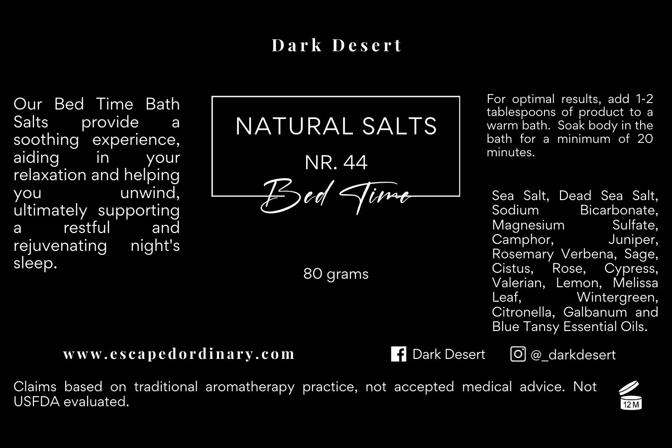 Nr. 44 - Bedtime Bath Salts